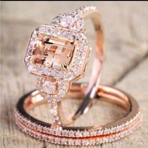 Rose Gold Ring Set